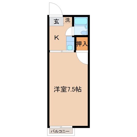 セントラル岸の物件間取画像